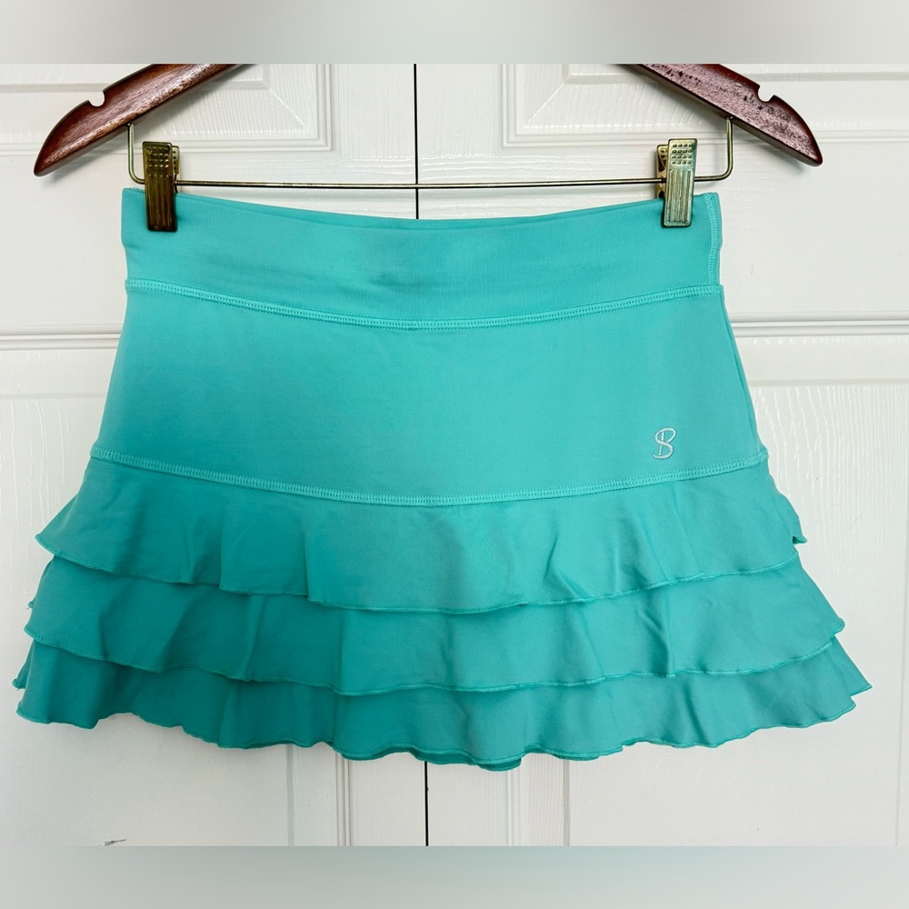 Sofibella Triple Ruffle Tennis Skirt-Size XS